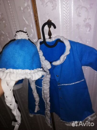 Костюм снегурочки от 6м до 2лет