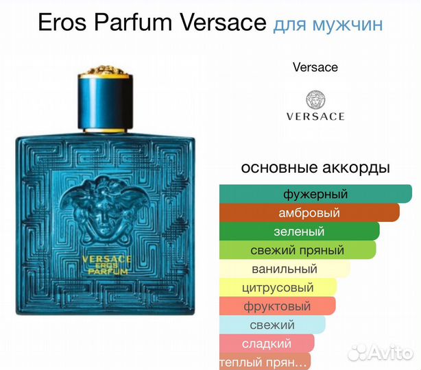 Versace eros parfum на распив/отливант