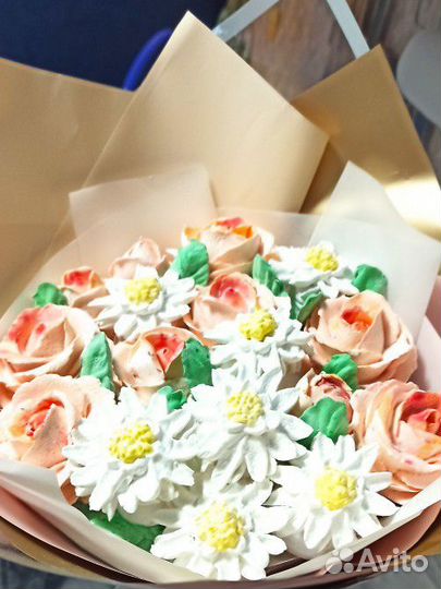 Букеты из зефира