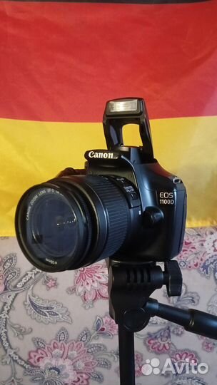Зеркальный фотоаппарат canon 1100d