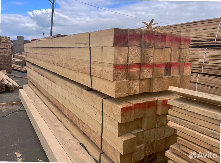 Брус 100х100 1 сорт
