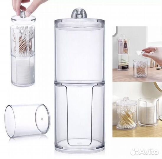 Органайзер/контейнер для ватных дисков и палочек