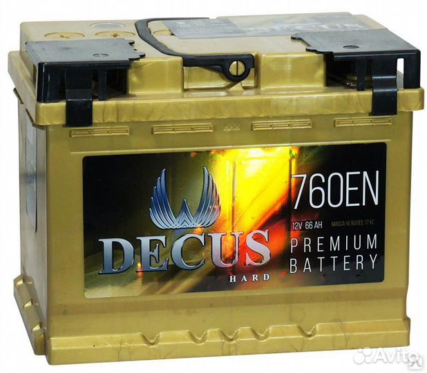 Аккумулятор Decus 66A/h