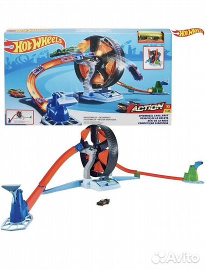 Гоночный трек hot wheels круговое противостояние