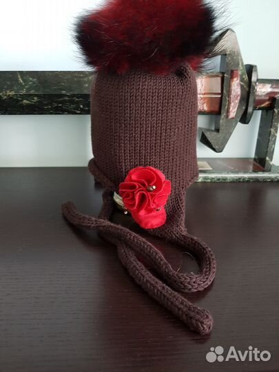 Зимняя шапочка га головку 48-50