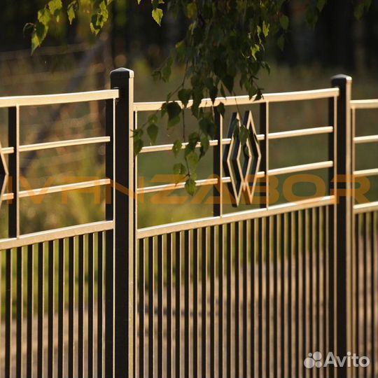 Забор на 6 соток в Заволжске