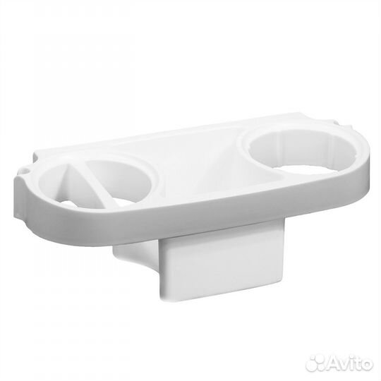 Держатель для фена 27 см цвет белый