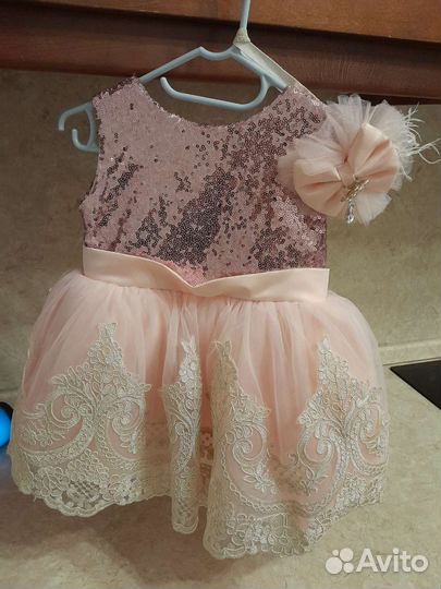 Платье для девочки 86