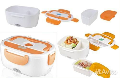 Ланч бокс для еды с подогревом от сети и от прикур