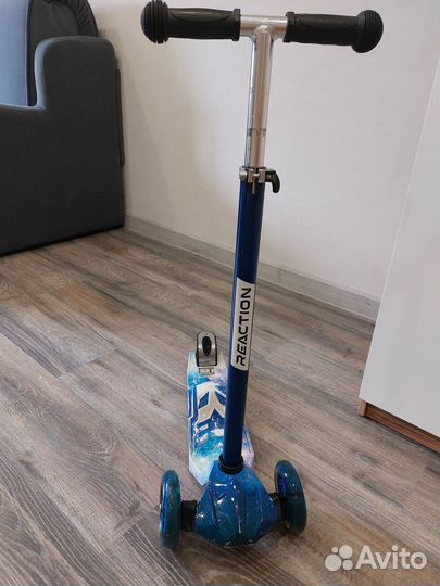 Самокат детский трехколесный бу реактион