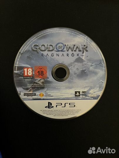 Диск God Of War Ragnarok для PS5