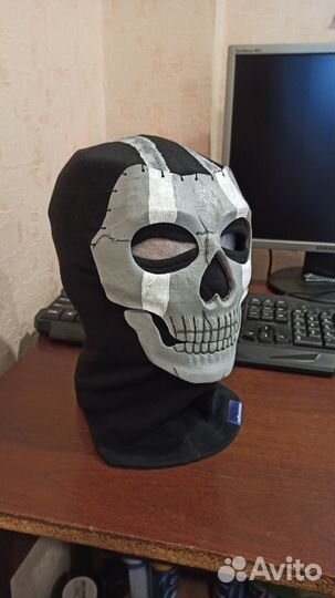Маска Гоуста из Call of Duty