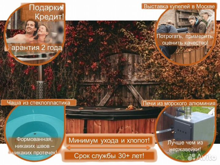 Купель c подогревом W6656B/4