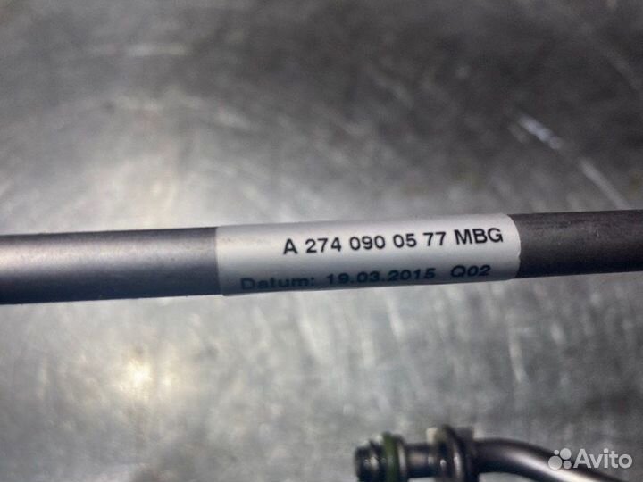 Трубка масляная Mercedes E-Class W212 M274 2.0