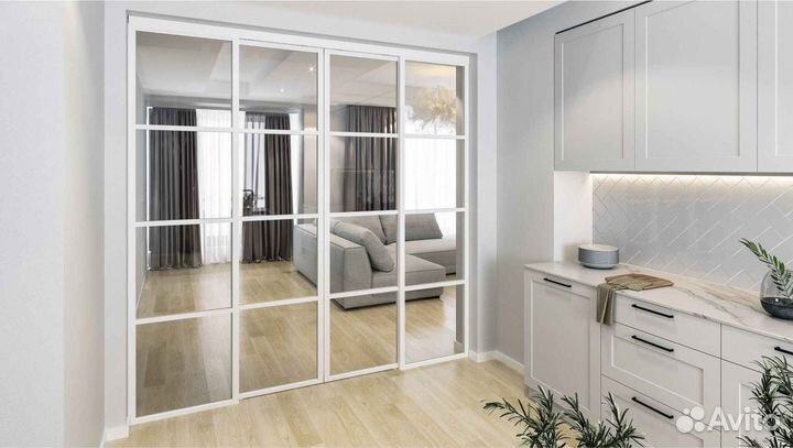 Подвесные перегородки и двери