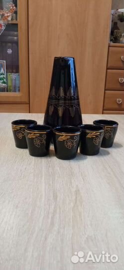 Сервиз. Болгария. Кобальтовая керамика