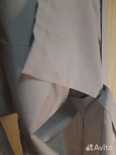 Рубашка Patrick Leclair голубая мужская