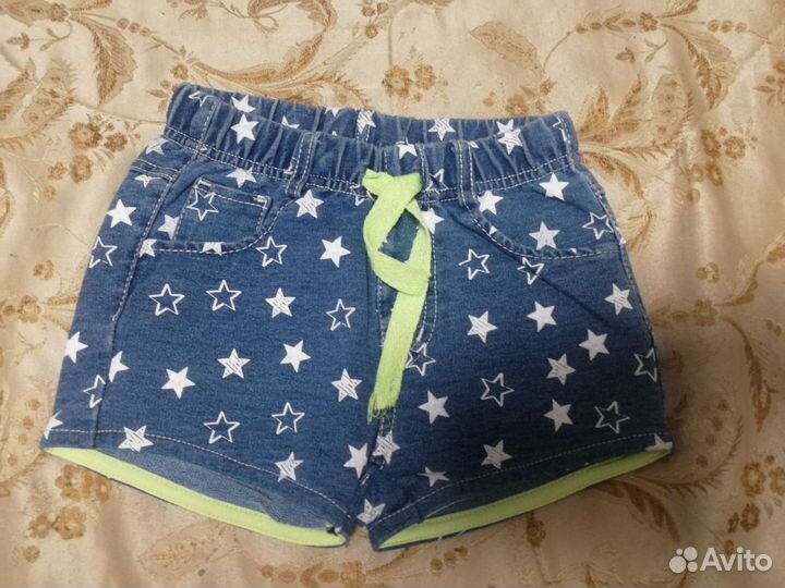 Джинсовые шорты р 98-104 см