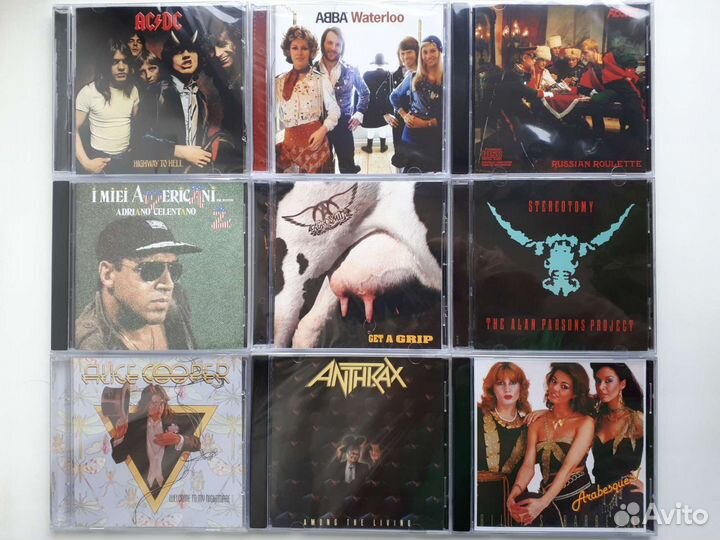 CD диски в большом ассортименте