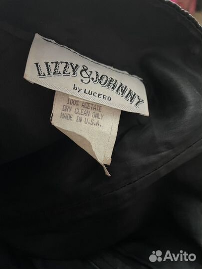 Платье винтаж 1980е