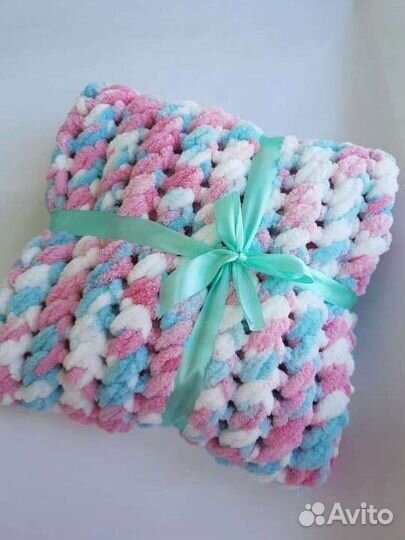 Плед детский, ручная работа