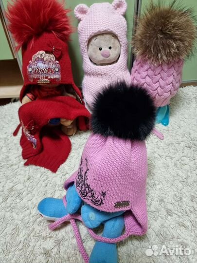 Брендовые шапки с огромными бубенами Joli,Chobi,Mo