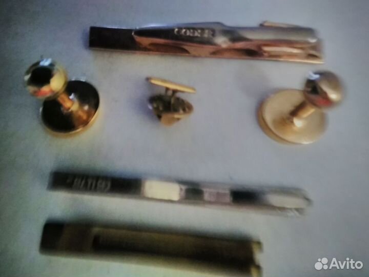 Зажимы для галстука винтаж,запонки,значек