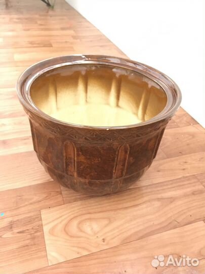 Горшок для цветов керамика большой, 7л