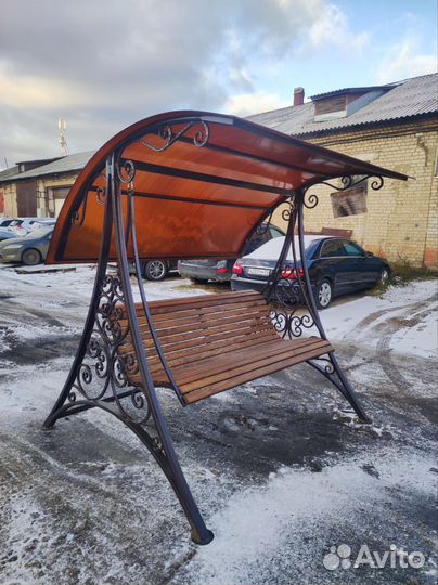 Садовые качели на заказ