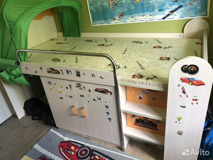 Детская кровать чердак