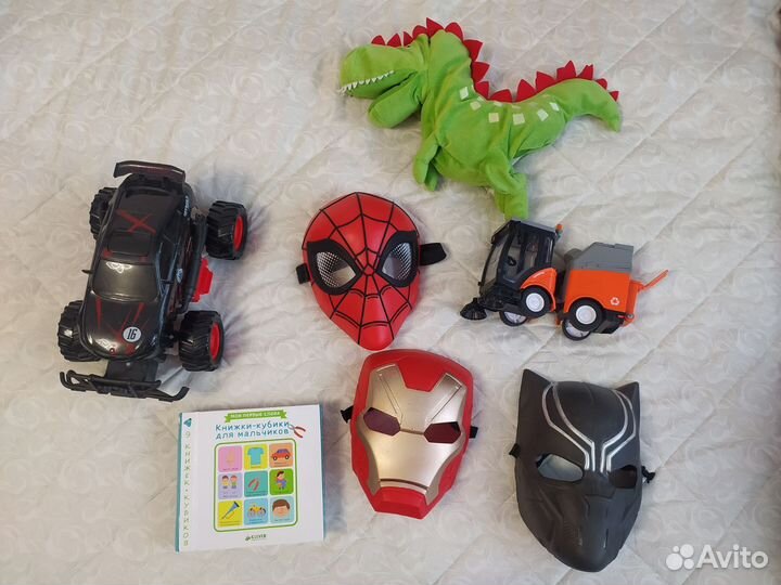 Маска человек-паук прищепки Монтессори