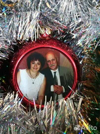 Новогодний шар с фото