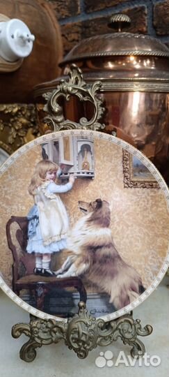Тарелка настенная Фарфор Англия 