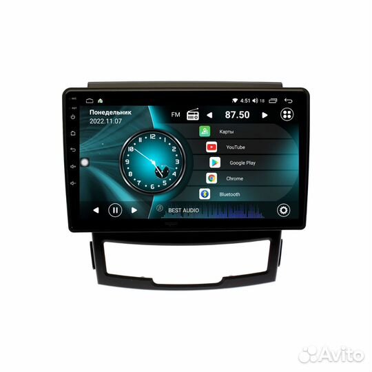 Магнитола SsangYong Korando 3 / Actyon 2 2010-2013