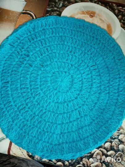 Вязаные корзинки ручной работы