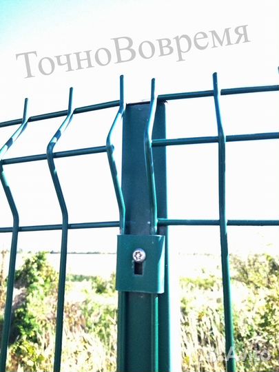 Забор 3D сетка, 3д панель, столбы