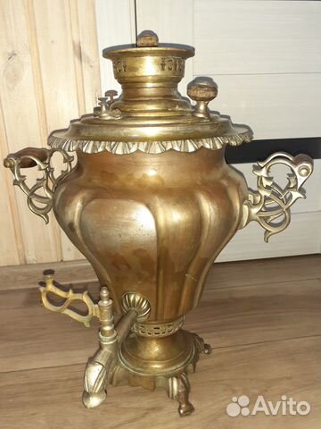 Самовар на углях старинный