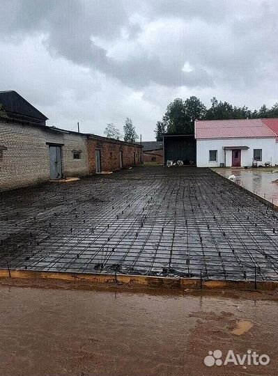 Бетонные полы с топпингом