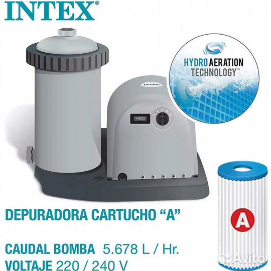 Бассейн каркасный круглый 488х122 см,Intex 26730