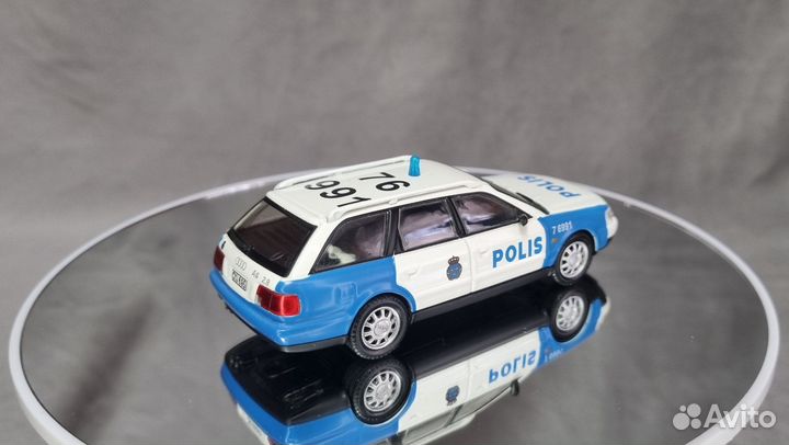 Audi A6 Avant C4 1996г(Полиция Швеции) 1/43