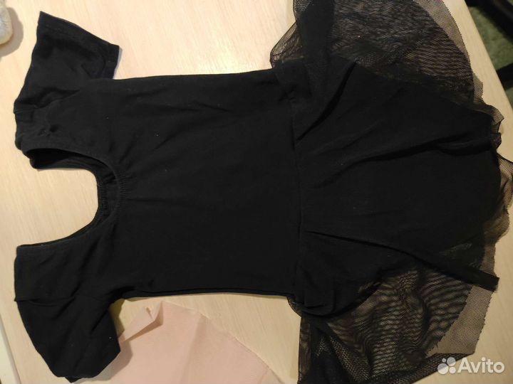 Гимнастический купальник, юбка, пачка, балетки