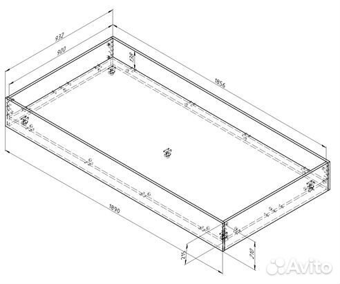 Кровать двухъярусная Севилья 2кв 1