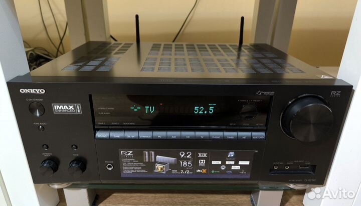 Ресивер onkyo TX-RZ740 (9х185Вт, 4K, HDR, Wi-Fi, B