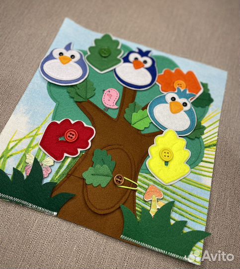 Детские книги из фетра