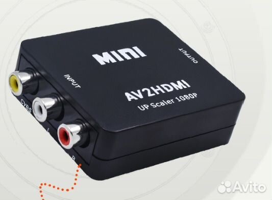 Конвертер (переходник) AV-hdmi