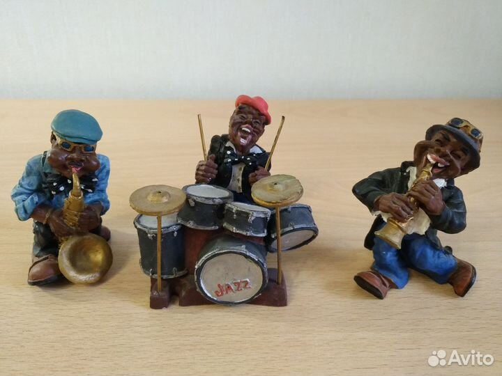 Статуэтки Фигурки Музыканты Jazz Band USA
