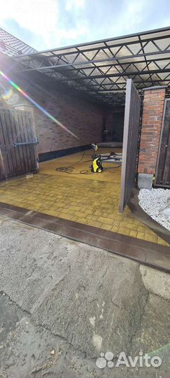 Мойка тротуарной плитки