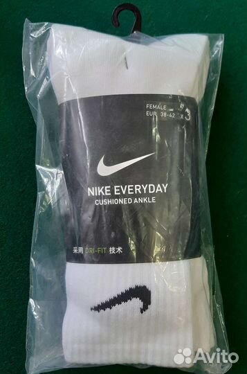 Носки nike everyday Cushioned, лето, длинные