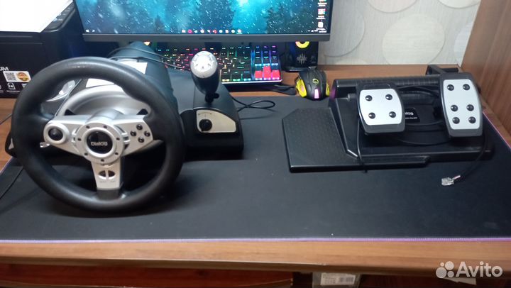 Игровой руль Dialog GW-255VR CyberPilot