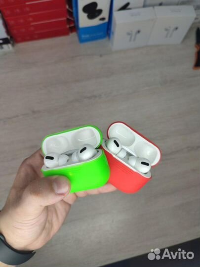 Беспроводные Наушники Air Pods Pro Эпл Молочные